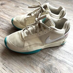 Nike Ja 1 Men's Basketball Shoes Size 7.5 Cream Blue Brown Athletic